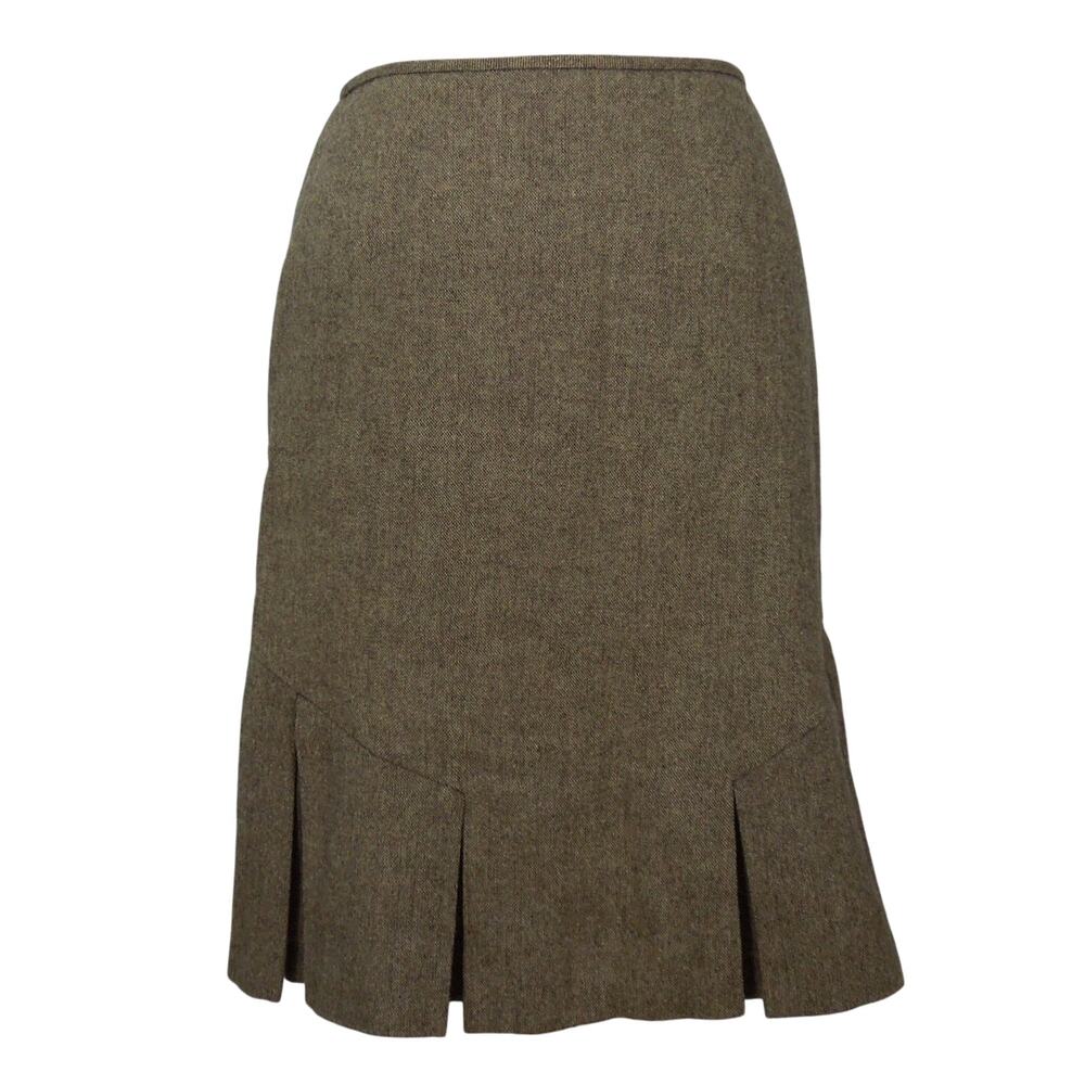 GEORGE Skirt Womens size 8 Ladies Wool Blend Brown